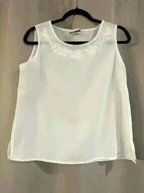 Women’s White BonWorth Petite Blouse